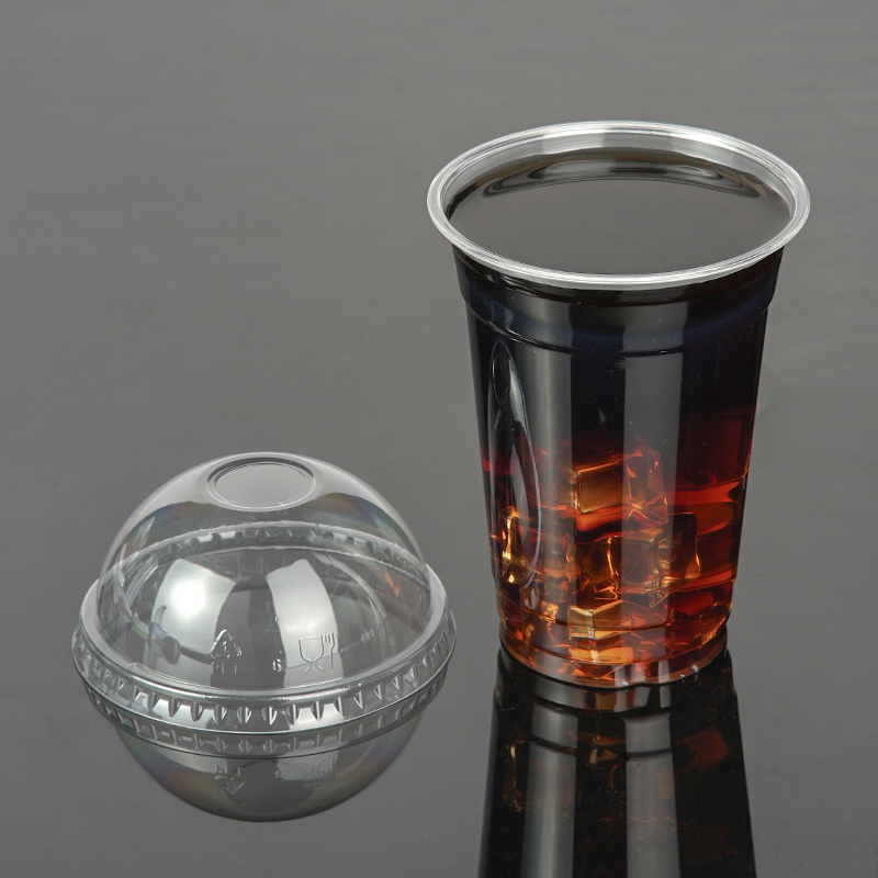 cup with dome lid