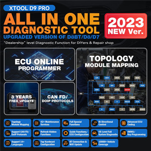 Beste XTOOL D9 PRO Vollsystem-Diagnose tools d9pro xtool OBD2-Scanner ECU-Codierung Online-Programmierer Aktiver Test mit DoIP-CAN - Product Image 3