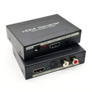 SY HDMI至HDMI电弧音频提取器2.0 ch 5.1ch HDMI至SPDIF + R/L音频转换器4k 30hz，用于DVD电脑扬声器条形影院 - Product Image 1