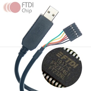 FTDI çip FT232 USB TTL 3.3V 5V Uart RTS CTS TXD RXD seri dönüştürücü kablosu Arduino ahududu pi
