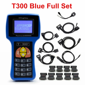Blau T300 Schlüsselprogrammierer T300+ Auto-Schlüsselprogrammierer englische Version T300 Chipschlüssel-Decoder