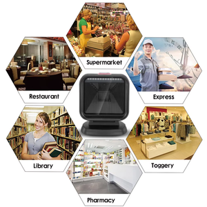 2D đa hướng Máy quét mã vạch QR Mã Máy tính để bàn đầu đọc mã vạch cho siêu thị tự động cảm giác dữ liệu ma trận PDF417 Máy quét barcod - Product Image 6