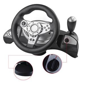 ドロップFT38D6ゲームステアリングホイールPS-2/PC D-INPUT/X-INPUTコンピュータワークSTEAM振動Pcゲームカーレースステアリングホイールゲーム