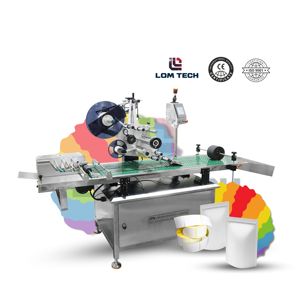 LOM Automatic <strong>Computer</strong> Connect Real Time Logo QR Code Sticker Labeler Flat Box Card Doypack Bag Surface Labeling Machine - Product Image 4