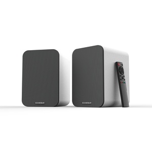 2022 60w书架扬声器手工木制外壳，带多个输入端口扬声器