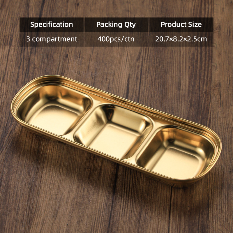 Square Gold (trois compartiments)