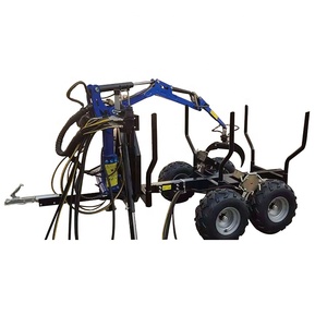 Ractor-máquina de carga de madera, remolque de madera, grúa de agarre forestal - Product Image 3