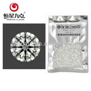 Ucuz Fiyat Sentetik Elmas Vakum Ambalaj 1.2mm Küçük Boyutu Yüksek Kalite Kalp Ve Ok Cut Kübik Zirkonya - Product Image 3