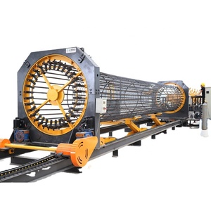 CNC Steel bar Pile Cage Welding <strong>Machine</strong> with Automatic Welding Robot - Product Image 1