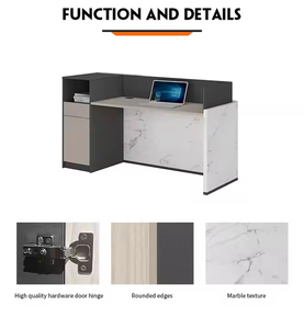 高品质现代办公家具出厂价格前台接待处收银台台桌 - Product Image 5