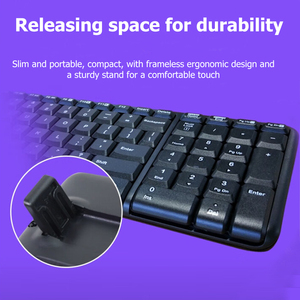 Teclado y ratón inalámbrico Logitech Mk220 Marca Componentes informáticos Ratones Teclados Ratón para juegos USB Negro - Product Image 3