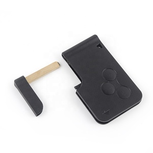 Universal 10X3 ปุ่มสมาร์ทการ์ดKey Shellสําหรับรถยนต์Renault Meganeเปลี่ยนชิปTransponder - Product Image 1