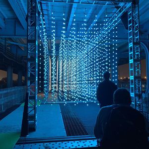 Landscape Programmable <strong>DMX</strong> Magic 36MM 35MM <strong>DMX</strong> <strong>LED</strong> Pixel Ball Light Curtain <strong>String</strong> - Product Image 6