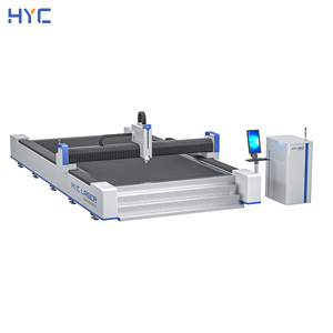 Endüstriyel Metal levha ve boru kesme makineleri için uygun maliyetli 2000W yüksek güç CNC Fiber lazer kesici