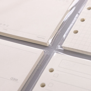 2025 yeni KRC toptan gevşek yaprak A5 A6 dolum iç kağıt 45 sayfa içinde Spiral defter 6 halka bağlayıcı sayfaları planlayıcısı - Product Image 5