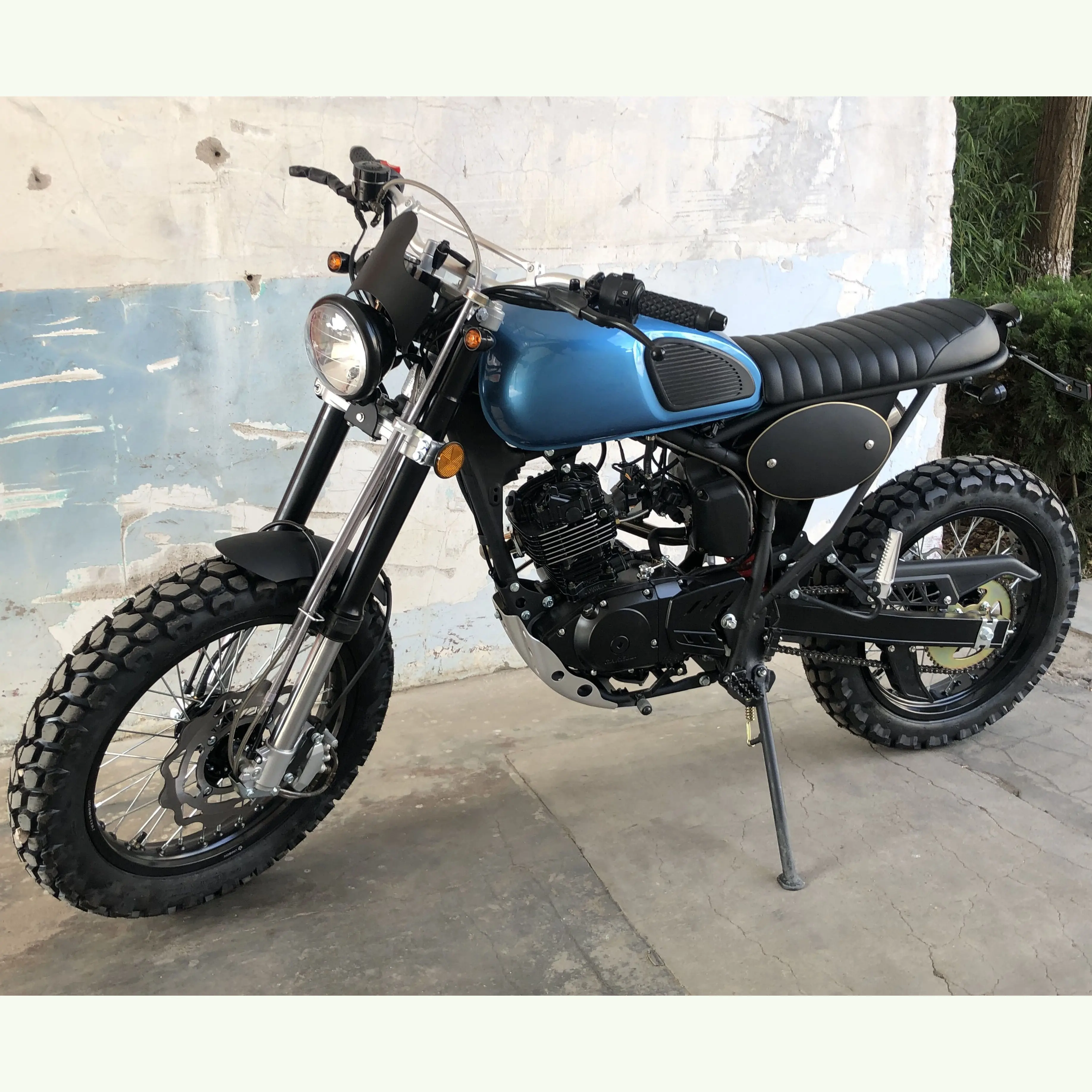 Scrambler 125cc euro 4 motocicleta estilo retrô, clássico