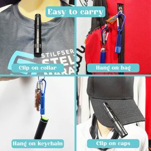 Tùy Chỉnh Khuyến Mại Ánh Sáng Carabiner Keychain Nhôm Cắm Trại Xách Tay 9 LED Torch Ánh Sáng Đèn Flash Logo Mini Torch Đèn Pin - Product Image 3
