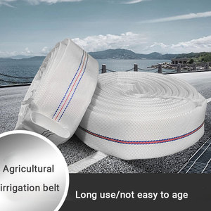 Biểu Tượng Tùy Chỉnh Kích Thước 1.5/2/2.5/3/4 Inch 6 Thanh Áp Lực Cao Nông Nghiệp PVC Layflat Thủy Lợi Hose Vải Trắng Ống - Product Image 2