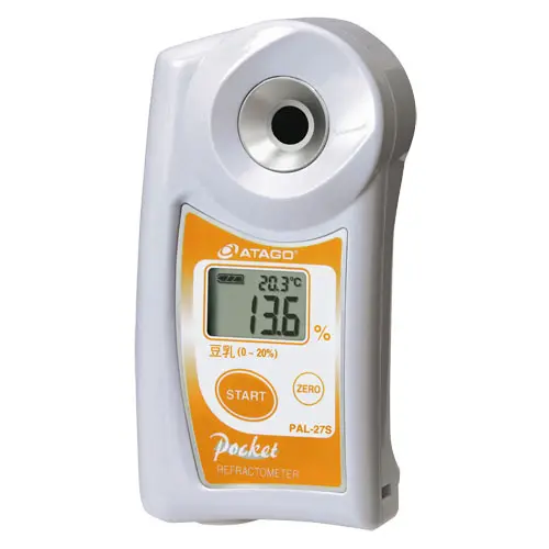 PAL-27S Digital Atago Refractometer (Polarimeter) Hand Held Susu Kedelai Auto Refractometer 0.0 untuk 20.0% 0.2%