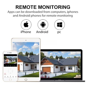 Sistema di telecamere di sicurezza IP impermeabile 6MP rete Wireless 4G con tre lenti PTZ tre viste casa uso umano tracciamento Audio 2 vie - Product Image 6