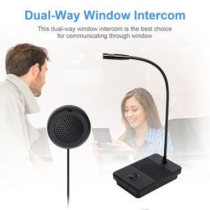 Auriculares con cable con micrófono Intercomunicador bidireccional Ventana Banco Contador Intercomunicador Timbre Sistema de intercomunicación - Product Image 2