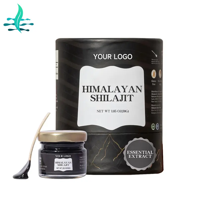 Resina de Shilajit Puro Shilajit Orgânico de Marcas Próprias Puro Himalaia