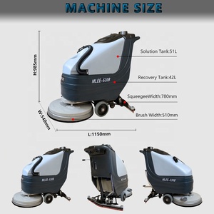 Mlee530b 20 Inch Lopen Achter Vloer Veegmachine Station Garage 24 V Vloer Schrobmachine - Product Image 5