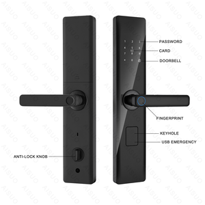 Security TUYA WIFI Electronic Fingerprint <strong>Lock</strong> Remote Unlock Digital Card <strong>Key</strong> Cerradura Intelligente Ttlock Smart Door <strong>Lock</strong> - Product Image 5