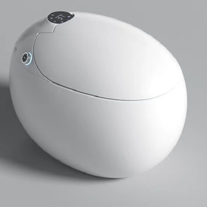 2022 NEW Release Sanitary Ware Bath Set One Piece Smart Wc Egg Shape <strong>Auto</strong> Intelligent Toilet With Woman <strong>Bidet</strong> Automatic Flush - Product Image 1