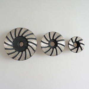 4inch <strong>100mm</strong> DLT Double Layer <strong>Turbo</strong> High Quality Custom Power Convex Diamond Abrasive Cup Grinding Wheel for Concrete Granite - Product Image 2