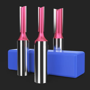 HUHAO strumenti per la lavorazione del legno metrico doppio flauti taglierina per legno taglio taglio taglio dritto punta router - Product Image 4