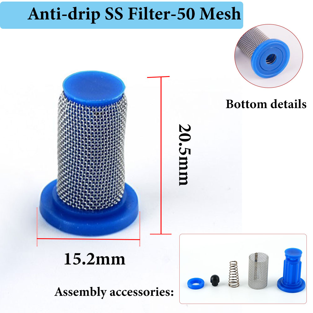 Filtro SS Antigoteo Azul - Malla 50