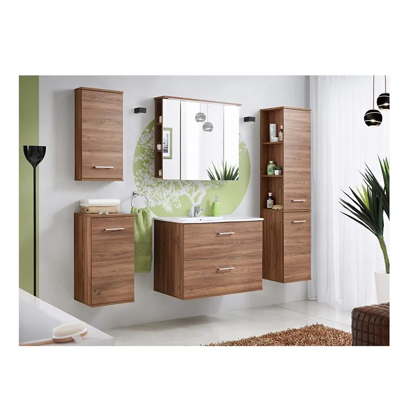 Modern ucuz lavabo seramik banyo mobilyaları vanity setleri