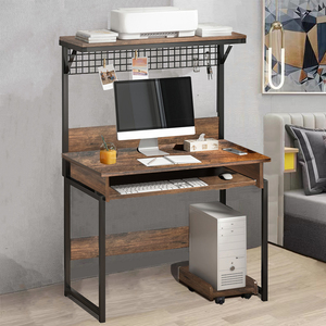 YQ FOREVER Writing <strong>Computer</strong> Desk Modern Study Office Desk PC Laptop <strong>Notebook</strong> Study <strong>Table</strong> for Home Office - Product Image 4