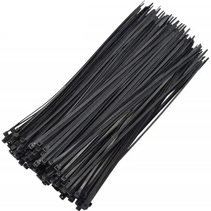 100PCs 50LBS 8 pulgadas Nylon66 100PCs Plástico Autoblocante Nylon Bridas para cables