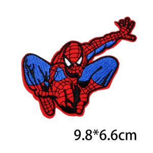 טלאי עכביש מגניב באינטרנט רקום, ברזל בסגנון קומיקס על טלאים בד, תרמיל גב - Product Image 4