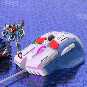 高品質ゲーミングマウス12キーメカニカルマウス12800DPI人間工学に基づいた有線マウスRGB照明モードマウス - Product Image 4
