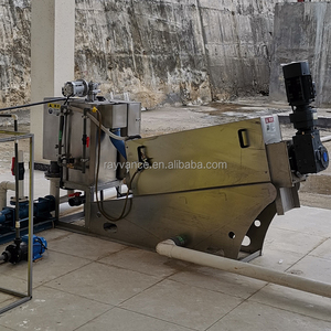 Máquina apiladora de tornillo de deshidratación de lodos completamente automática, componente de Motor de núcleo, máquina de deshidratación de lodos de prensa de tornillo de 220V - Product Image 5