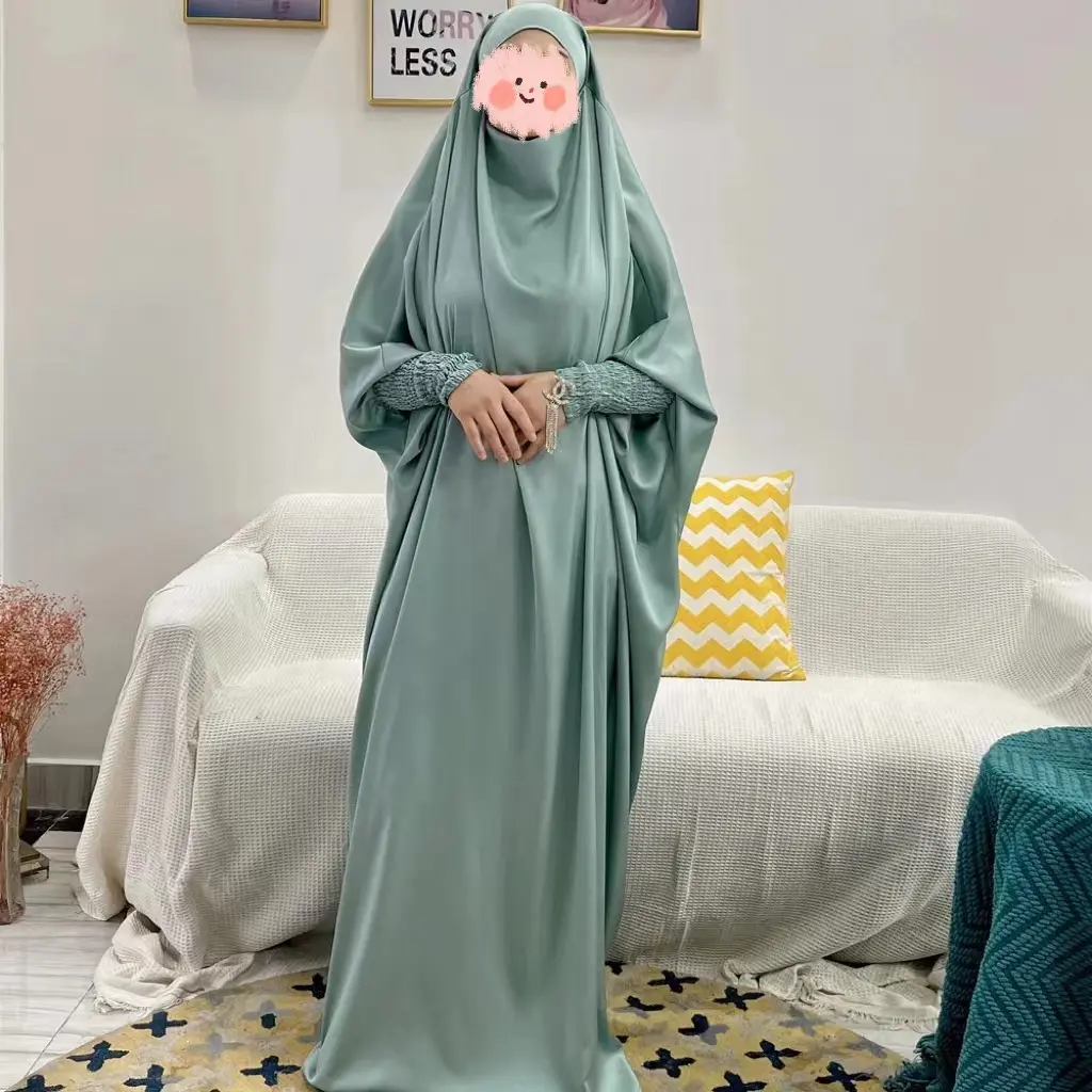 Baju Muslim lebaran, baju & Aksesori Muslim tradisional, baju Muslim tradisional, baju Jilbab Abaya Prancis, Jilbab Khimar simpel