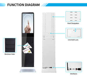 21&quot; Android Standing Ad Lcd with Wifi Internet Touch Screen <strong>Queue</strong> <strong>System</strong> Mini Kiosk Monitor - Product Image 2