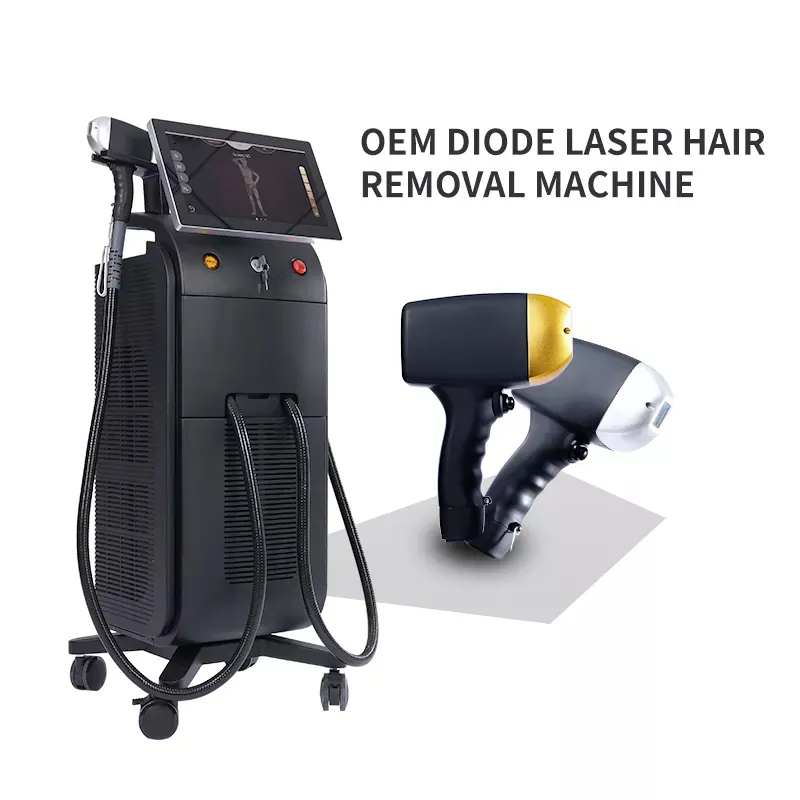 Epilatore Laser a diodi Alexandrite Laser Deka platino ghiaccio depilazione 808nm Lazer 755 808 1064 epilazione finale