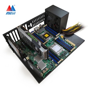 Open Air Computer Case 19 Rack PC Case Carcasa de servidor para juegos MATX ITX - Product Image 3
