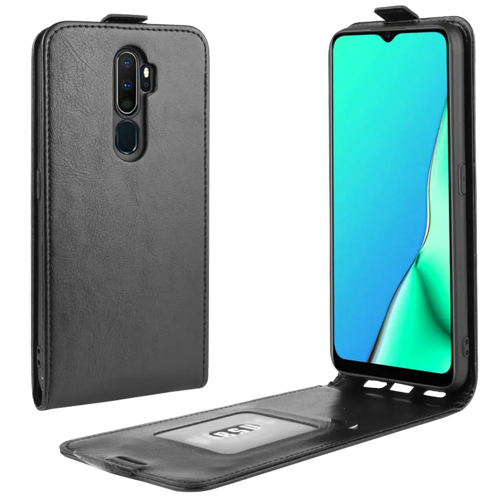 Da Wallet trường hợp bảo vệ bìa cho Oppo A9 2020 Cover quay lại OPP Túi điện thoại di động trường hợp opo Renault 7g5 RoHS 2 cái Yinghui