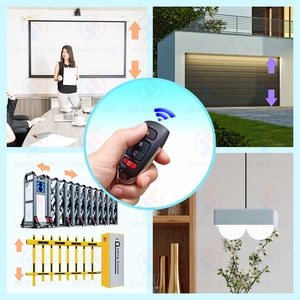 Diese RF 433MHZ universale duplicatore Clone telecomando 4 pulsante ABCD trasmettitore telecomando per gadget auto casa porta Garage - Product Image 3