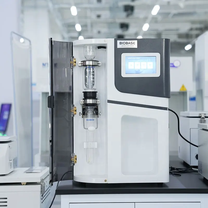 BIOBASE CHINA Kjeldahl Stickstoff-Analysator AKN-01 vollautomatisch für Proteine mit eingebautem Drucker Doppeldestillation
