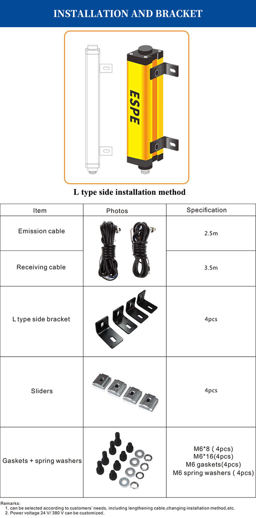 ESN0810 Photosensitive Relay Output Security Barrier Industrial Finger Protection Safety Light Curtain Sensor