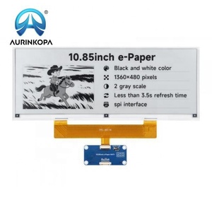 10,85-Zoll-E-Paper-Display E-Ink-Display mit Treiber HAT 1360*480 Schwarz/Weiß-SPI-Schnitts telle für Raspberry Pi 40PIN GPIO-Schnitts telle - Product Image 2