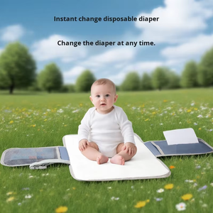 Xách tay bé thay đổi Pad xách tay tã thay đổi thảm cho trẻ sơ sinh không thấm nước du lịch thay đổi trạm - Product Image 3