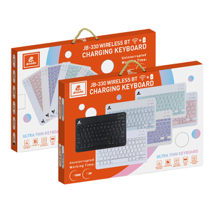 Mini teclado óptico portátil universal, nuevo diseño con carga tipo C para portátil, tableta, teléfono móvil - Product Image 1
