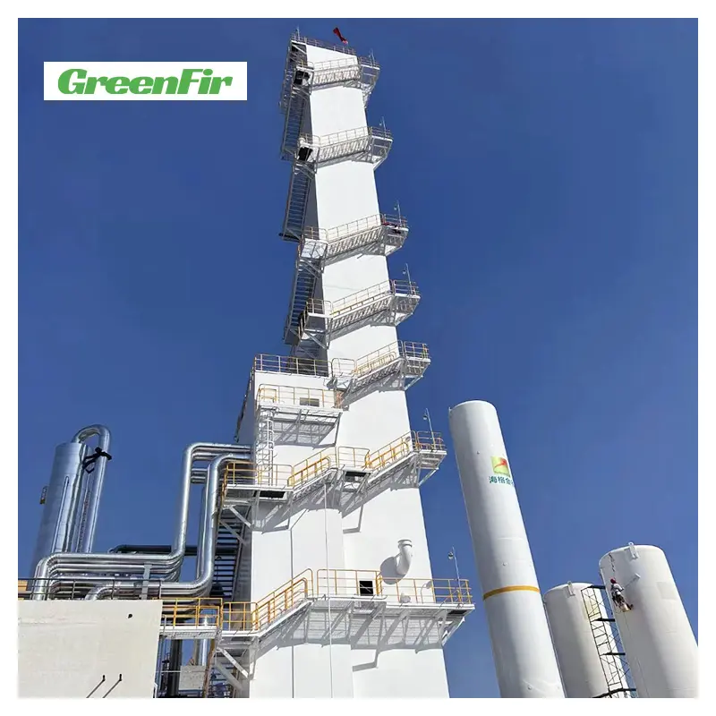 La planta de separación de aire GreenFir suministra oxígeno, nitrógeno y generador de argón, planta de unidad de generación ASU